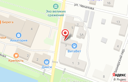 Верфь на карте
