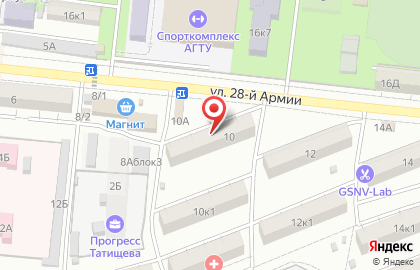 Стоматология Dental Care в Астрахани на карте