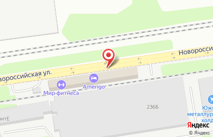 GreenLine на Новороссийской улице на карте