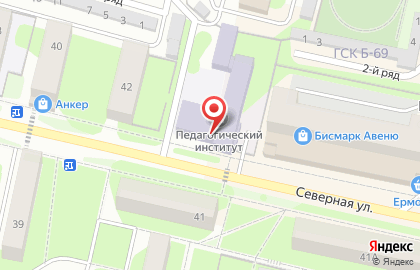 Соликамский Государственный Педагогический институт филиал Федерального Государственного бюджетного образовательного учреждения высшего образования Пермский Государственный Национальный Исследовательский университет на карте