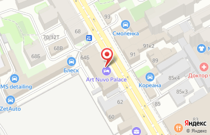 Отель Art Nuvo Palace на карте