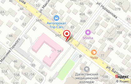 Продуктовый магазин в Махачкале на карте