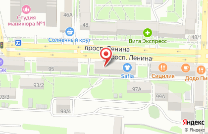 Магазин оптики Взгляд на проспекте Ленина на карте