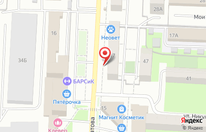 Агентство недвижимости Надежда в Свердловском районе на карте