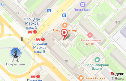Ювелирная мастерская в Новосибирске на карте