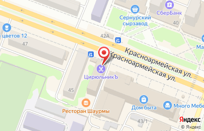 Магазин Рубль Бум и 1b.ru на Первомайской улице, 105 на карте