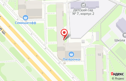 Петрович на Московском шоссе на карте