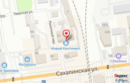 Ателье Адель на Сахалинской улице на карте