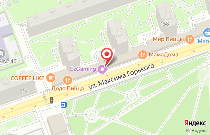Музыкальный магазин МузТорг на улице Максима Горького на карте