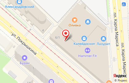 Магазин в Новосибирске на карте