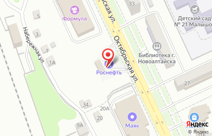 Роснефть в Барнауле на карте