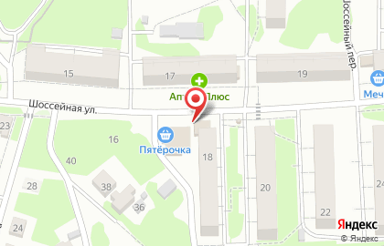 Магазин разливных напитков Пивоман на Шоссейной улице на карте