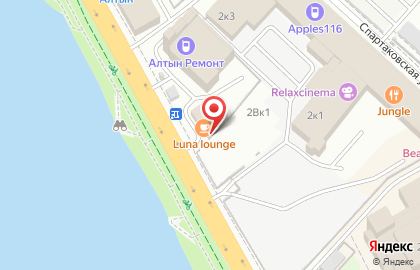 Ресторан Luna Lounge на улице Марселя Салимжанова на карте
