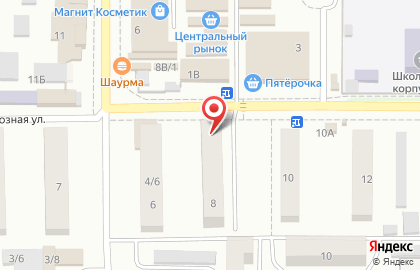 Продуктовый магазин Перекресток на Колхозной улице на карте
