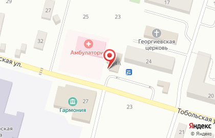 Продуктовый магазин Экономный на Тобольской улице на карте