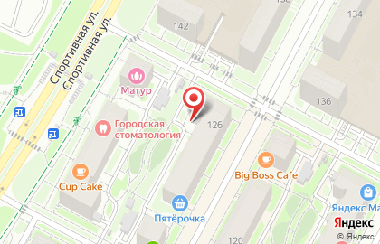 Транспортно-логистическая компания А-Сервис на Спортивной улице на карте