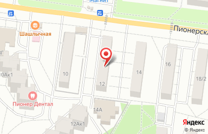 Центр LUDI на Пионерской на карте