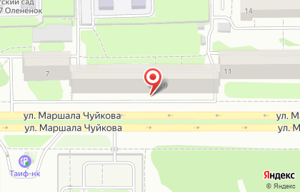 Сибирская гильдия антикризисных управляющих на улице Маршала Чуйкова на карте