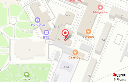 Ресторан-караоке 4 стихии на Ноградской улице на карте