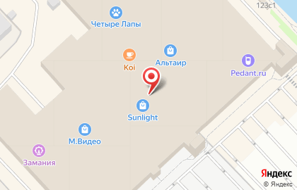 Ювелирный магазин Sunlight на Ленинградском проспекте на карте