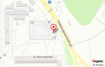 Уголек на улице Вострецова на карте
