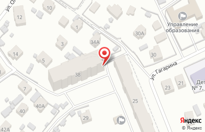 Продовольственный магазин Лемурия на улице Гагарина на карте
