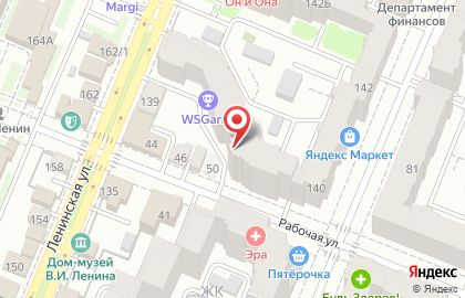 Транспортно-логистическая компания Транзит на Ленинской улице на карте