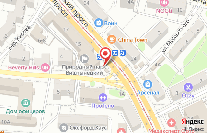 Ресторан Шинок на Советском проспекте на карте