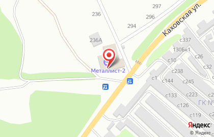 Продовольственный магазин на Каховской улице на карте