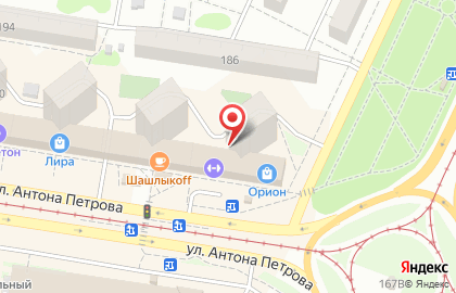 Стоматологическая клиника ваш Стоматолог на улице Антона Петрова на карте