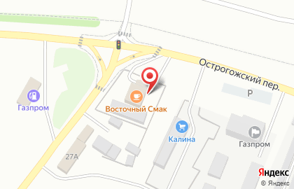 Гостиница Северная пальмира в Острогожском переулке на карте