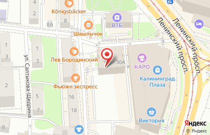 Магазин фейерверков и салютов Ведо в Калининграде на карте