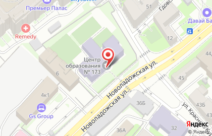 Центр образования №173, Петроградский район на карте