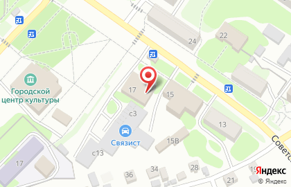 Супермаркет Магнит на Советской улице на карте