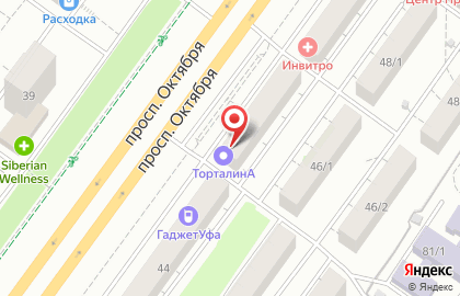 Магазин Мир Электроники на проспекте Октября, 46 на карте