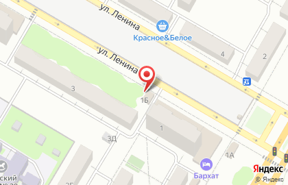 Продуктовый магазин Баско на улице Ленина на карте