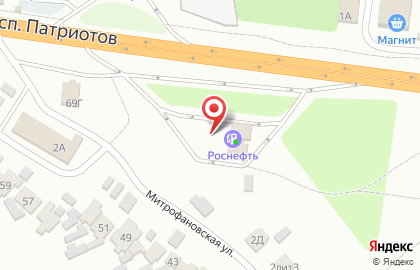 Банкомат ВБРР на проспекте Патриотов на карте