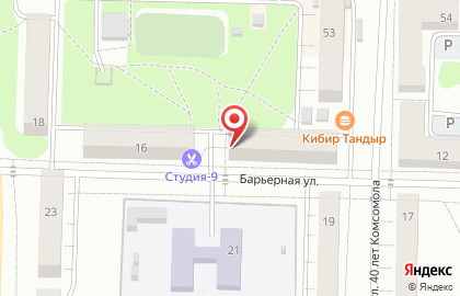 Аптека Муниципальная Новосибирская аптечная сеть на Барьерной улице на карте