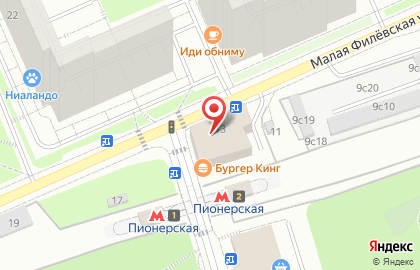 Салон-ателье штор на М. Пионерская на карте