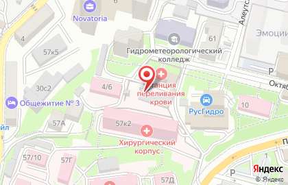 Приморская краевая научная медицинская библиотека на карте