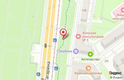 Указатель системы городского ориентирования №5716 по ул.Гагарина проспект, д.108 р на карте