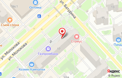 Аптека Кырдал на улице Молокова на карте