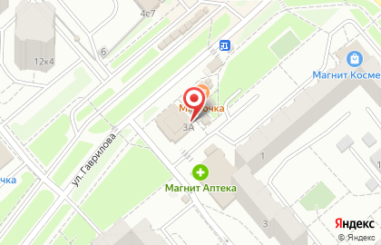 Магазин Мяс Мясыч на улице Гаврилова на карте