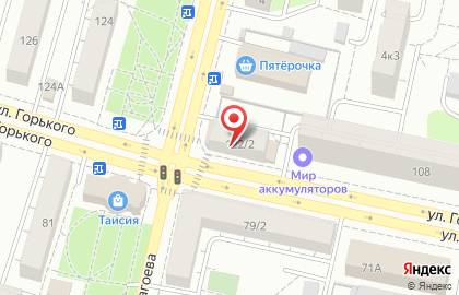 Салон мобильной связи Связной на улице Горького на карте