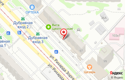 Кафе-пекарня Покровские пекарни на улице Рихарда Зорге на карте