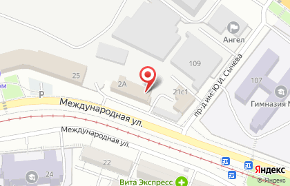 ЗАО Стальконструкция на Международной улице на карте