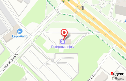 Продовольственный магазин на улице Ленинградской на карте