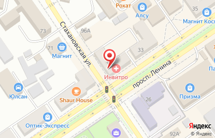 АКБ Пробизнесбанк на проспекте Ленина на карте