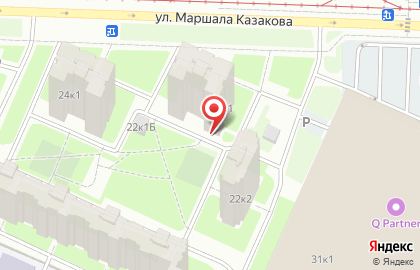 Страховая компания РЕСО-Гарантия на улице Маршала Казакова на карте