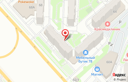 Гостиница квартирного типа Апартаменты Байкал на улице Авиаторов на карте